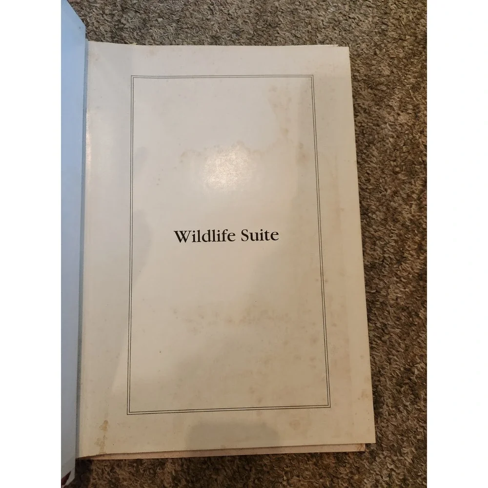 Vintage Ethan Allen Wall Paper Sample Book Wildlife Suite Retail Counter Display